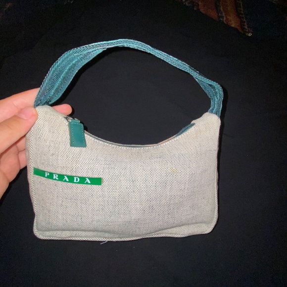 Prada canvas shoulder bag - Picture 3 of 6